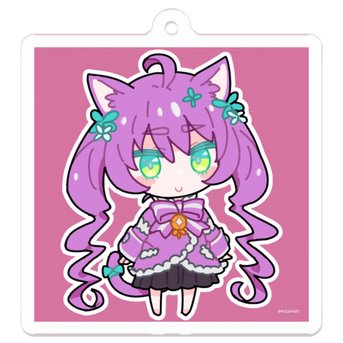アクリルキーホルダー - 50 x 50 (mm)