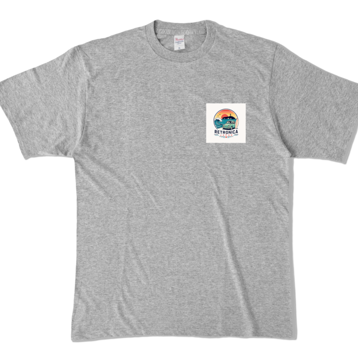 カラーTシャツ - XL - 杢グレー (濃色)
