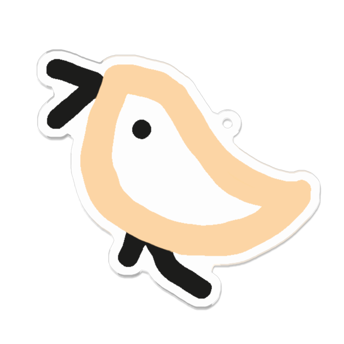 アクリルキーホルダー - 70 x 70 (mm)