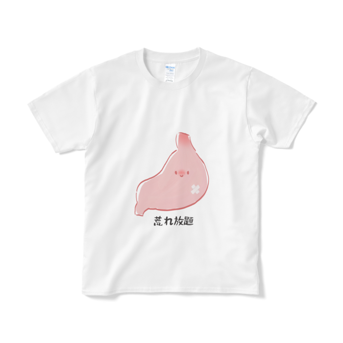 ￤胃￤荒れ放題Tシャツ￤S - ホワイト￤