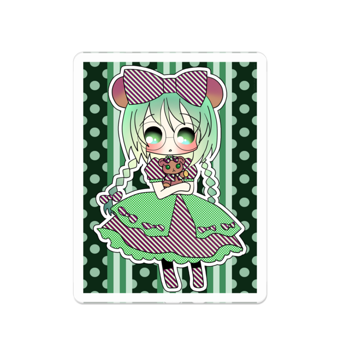 アクリルバッジ - 50 x 50 (mm)