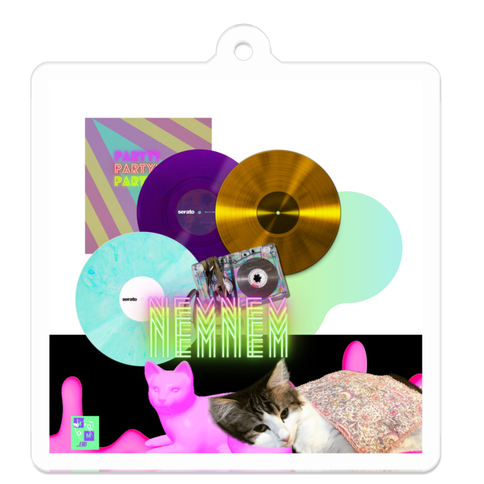 アクリルキーホルダー - 50 x 50 (mm)