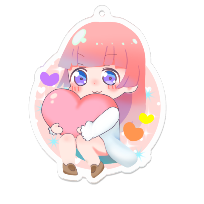 アクリルキーホルダー - 70 x 70 (mm)