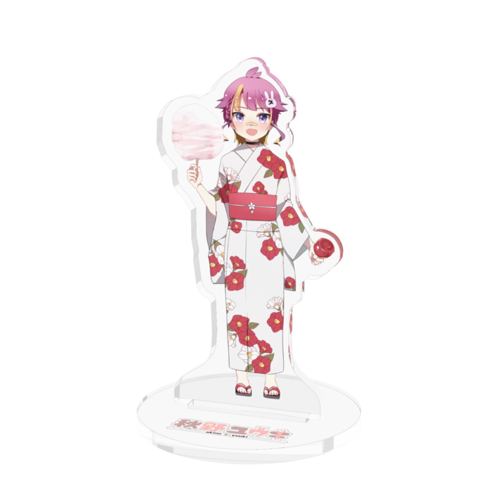 アクリルフィギュア 浴衣白 70x70mm