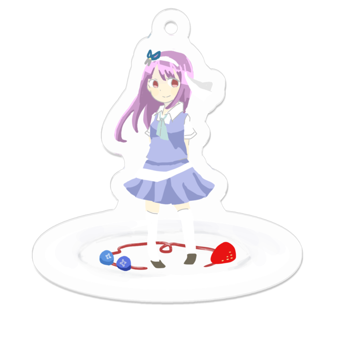 アクリルキーホルダー - 50 x 50 (mm)