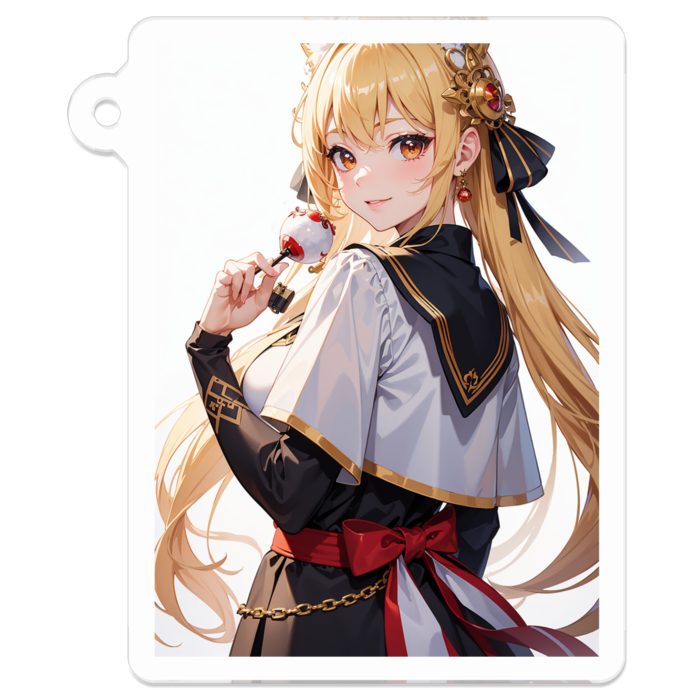 アクリルキーホルダー（コーティング） - 50 x 50 (mm)