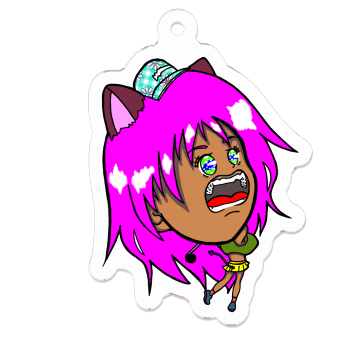 アクリルキーホルダー - 50 x 50 (mm)