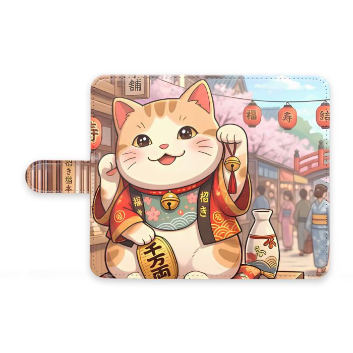 手帳型Androidケース - M - ストラップ穴 なし