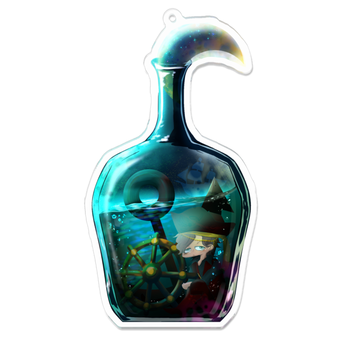 アクリルキーホルダー - 100 x 100 (mm)