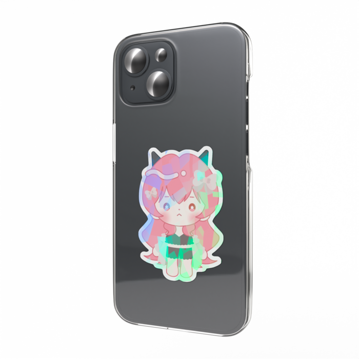 ホログラムスマホステッカー - 縦