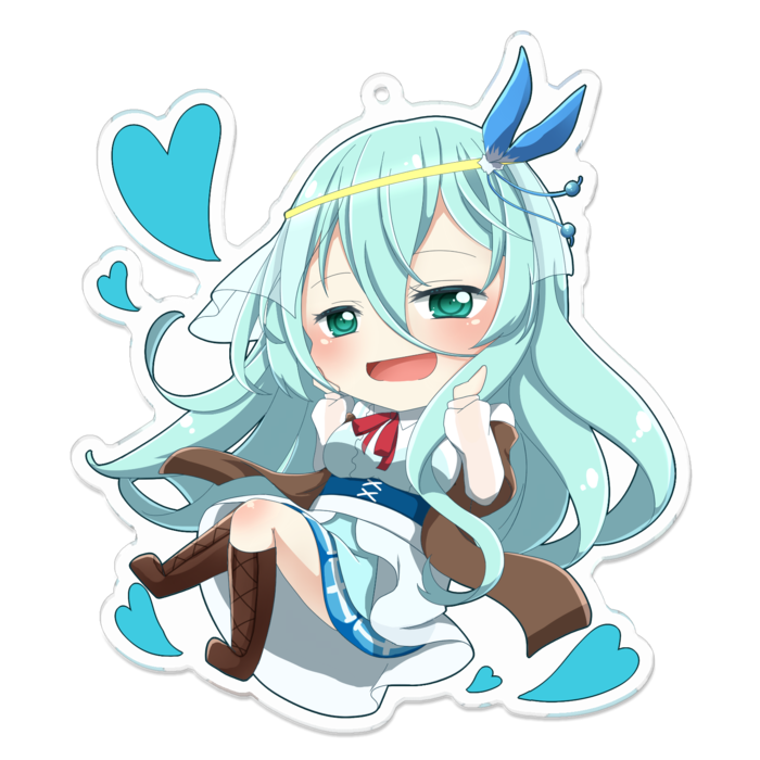 アクリルキーホルダー - 100 x 100 (mm)