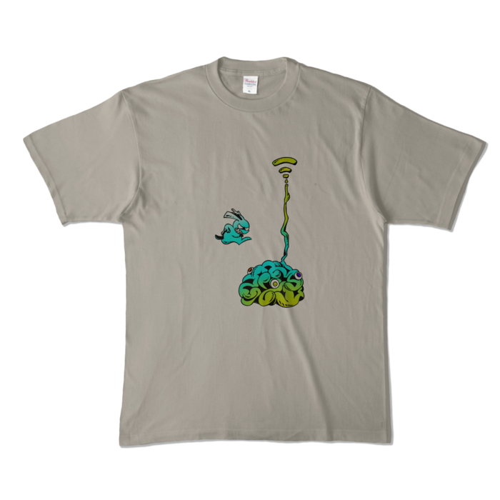 カラーTシャツ - XL - シルバーグレー (淡色)(4)