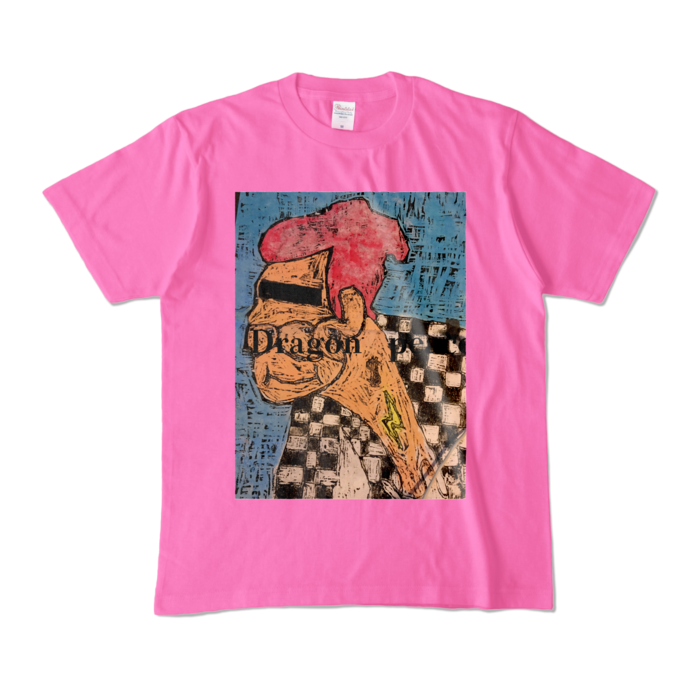 カラーTシャツ - M - 江戸っ子ピンク (濃色)