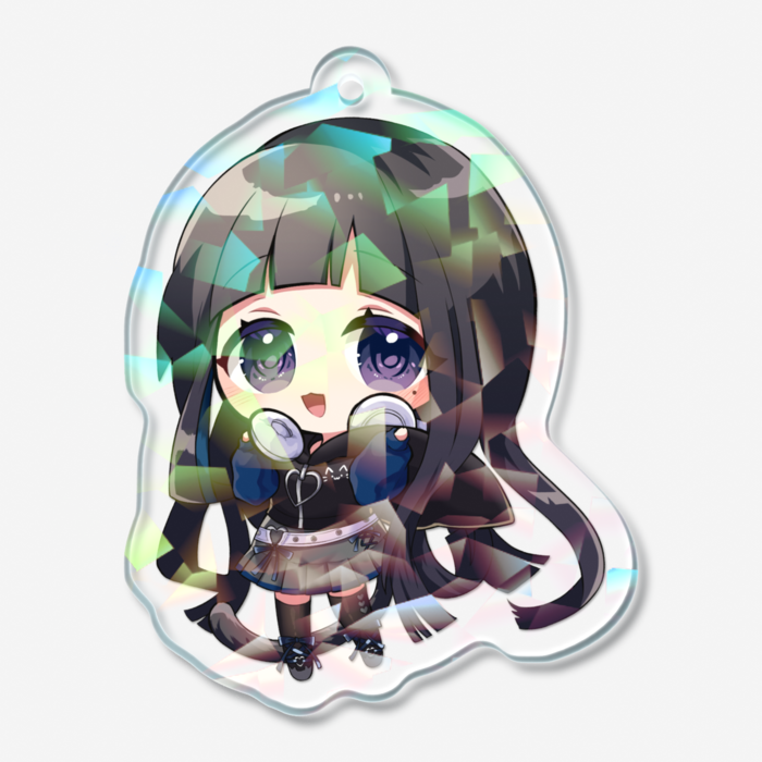 ホログラムアクリルキーホルダー - 50 × 50mm
