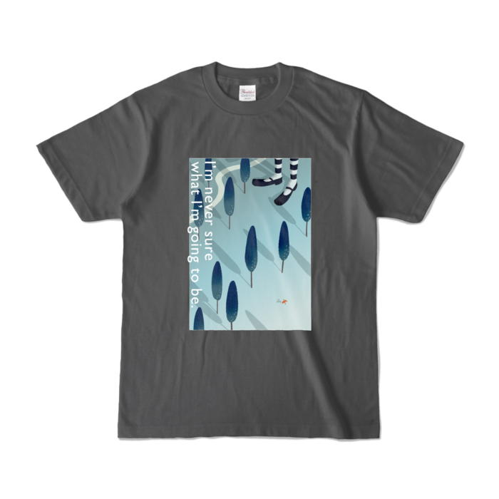 カラーTシャツ - S - チャコール (濃色)