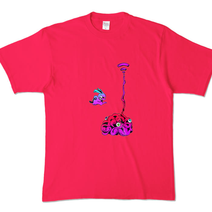カラーTシャツ - XL - ホットピンク (濃色)