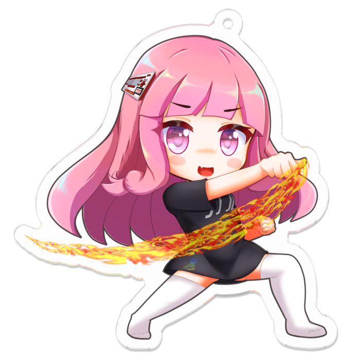 アクリルキーホルダー - 70 x 70 (mm)