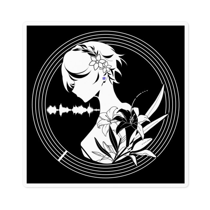 ステッカー - 100 x 100 (mm) black