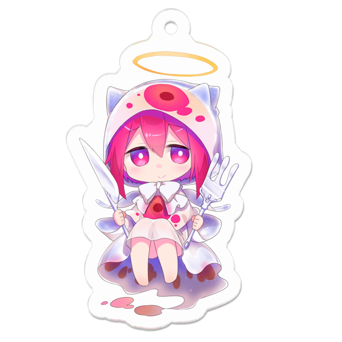 アクリルキーホルダー - 50 x 50 (mm)