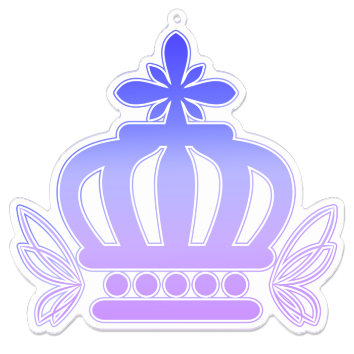 アクリルキーホルダー - 100 x 100 (mm)