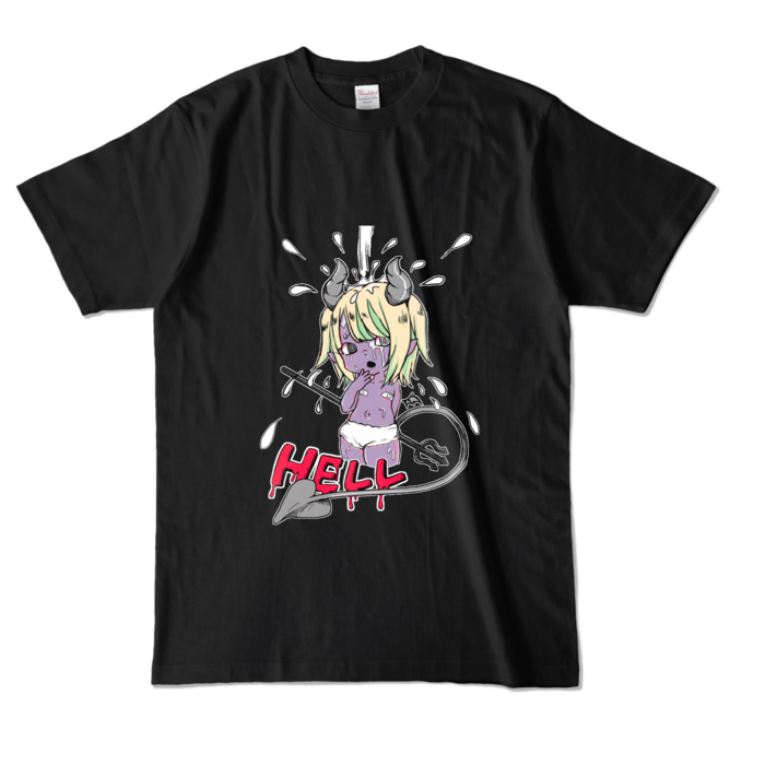 カラーTシャツ - L - ブラック (濃色)