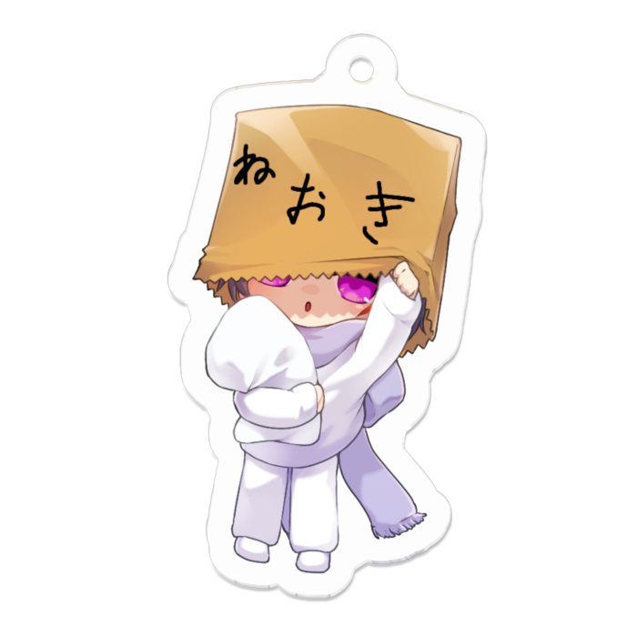 アクリルキーホルダー（ＳＤねおき飛） - 50 x 50 (mm)