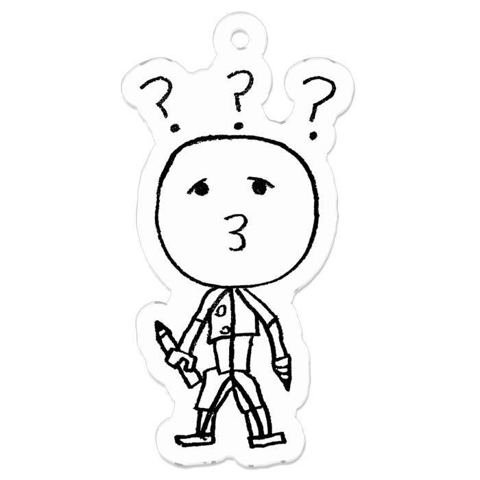 アクリルキーホルダー - 50 x 50 (mm)