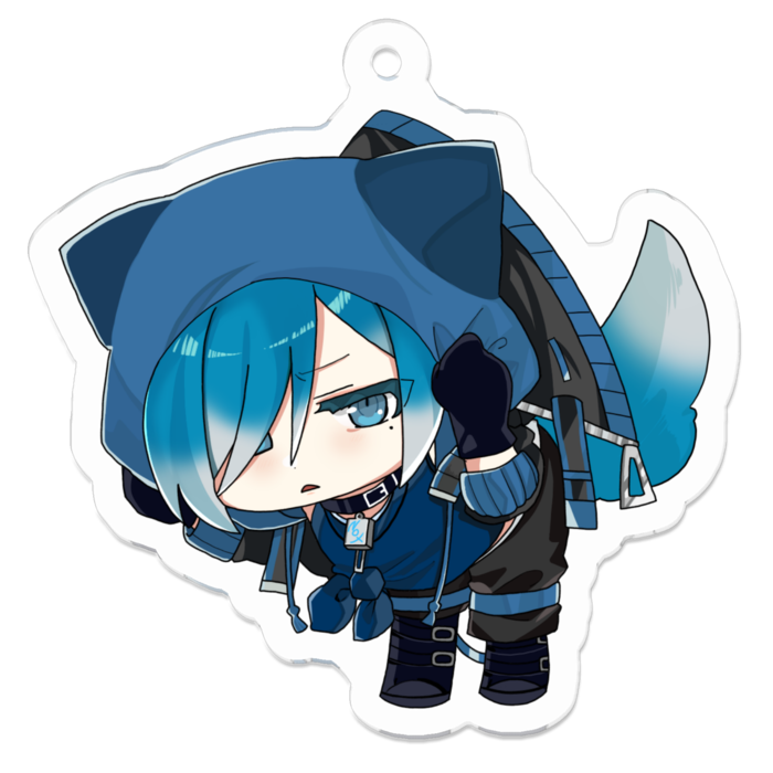 アクリルキーホルダー（コーティング） - 50 x 50 (mm)