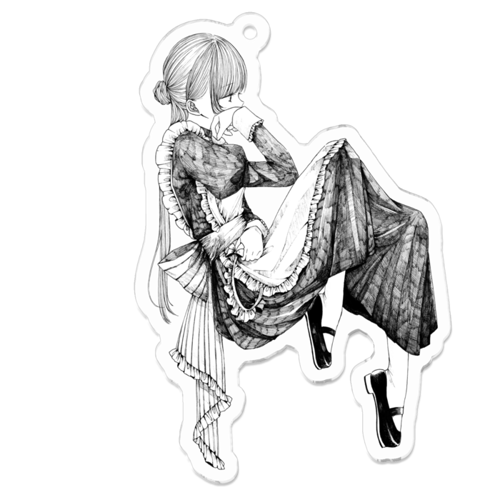 アクリルキーホルダー - 70 x 70 (mm)