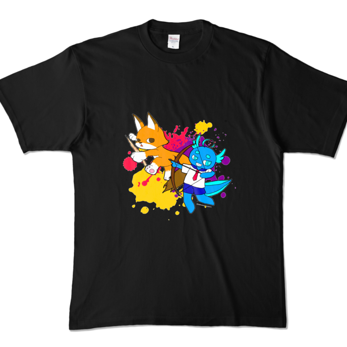 カラーTシャツ - XL - ブラック (濃色)