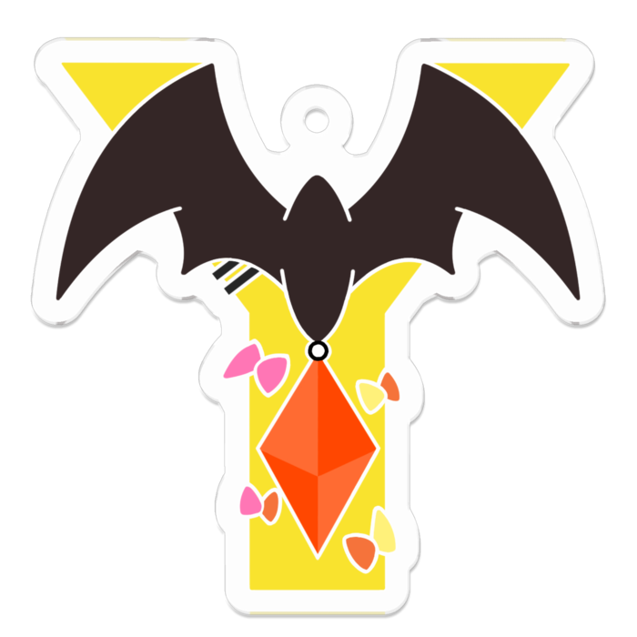 夜空メル アクリルキーホルダー - 50 x 50 (mm)