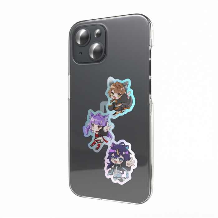 3P!NGオーロラスマホステッカー -
