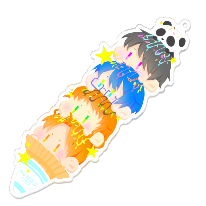 アクリルキーホルダー - 100 x 100 (mm)