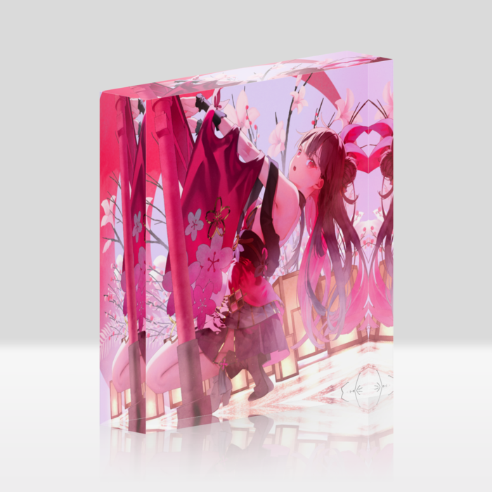 アクリルブロック - 100 × 100mm