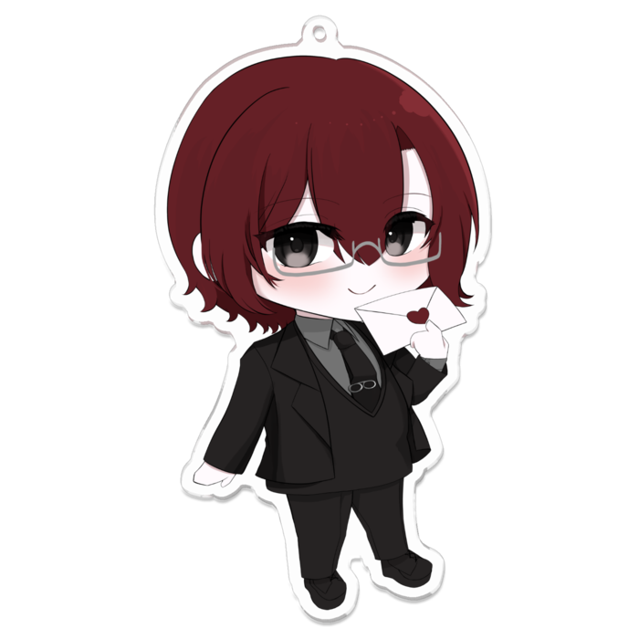 巫司アクリルキーホルダー（コーティング） - 100 x 100 (mm)