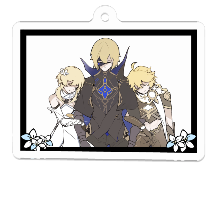 アクリルキーホルダー - 50 × 50 (mm)