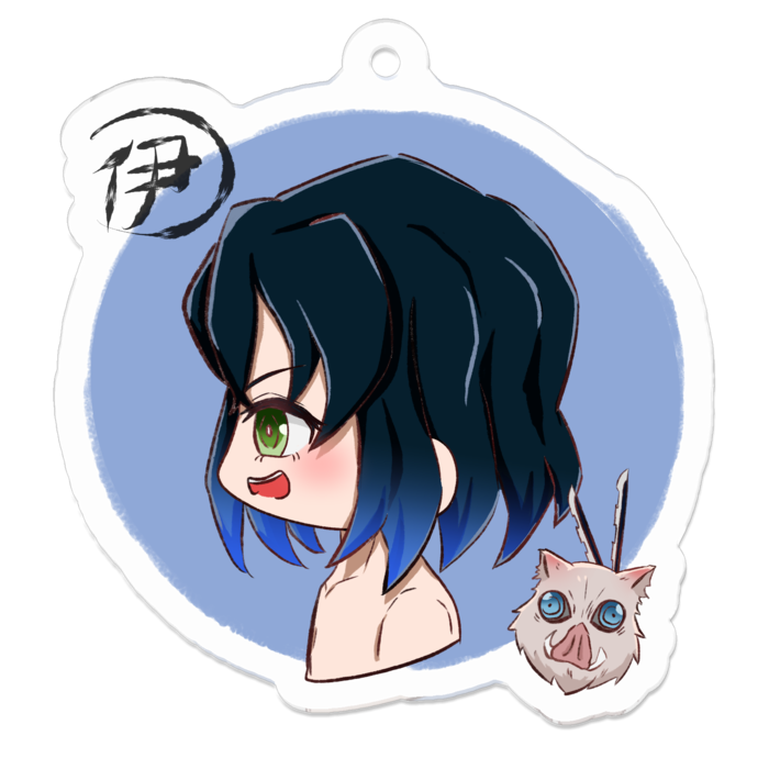 アクリルキーホルダー - 50 x 50 (mm)