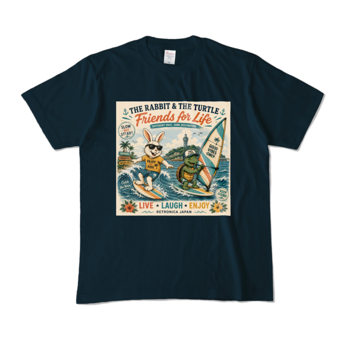 カラーTシャツ - M - ネイビー (濃色)