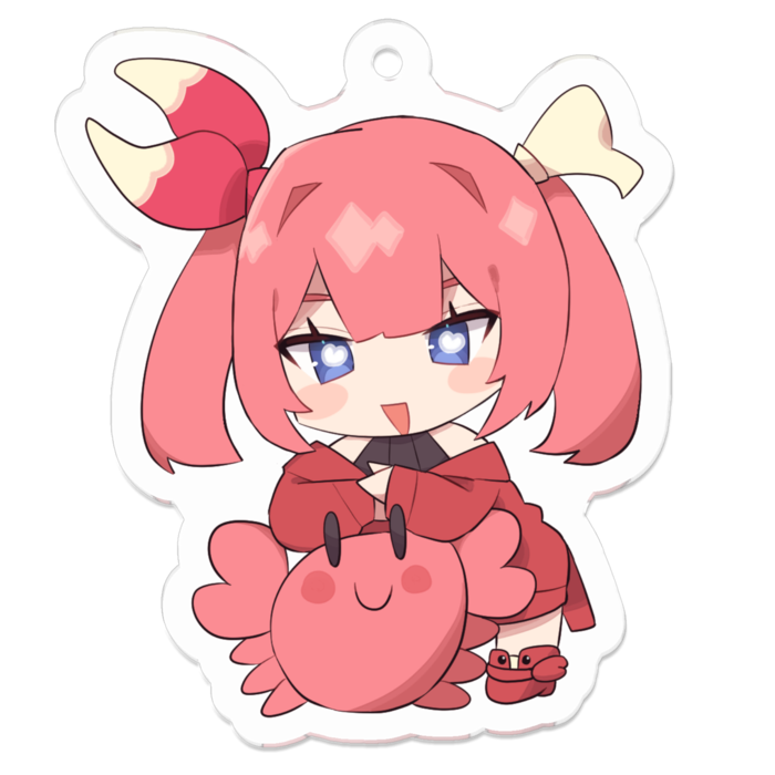 アクリルキーホルダー（コーティング） - 50 x 50 (mm)