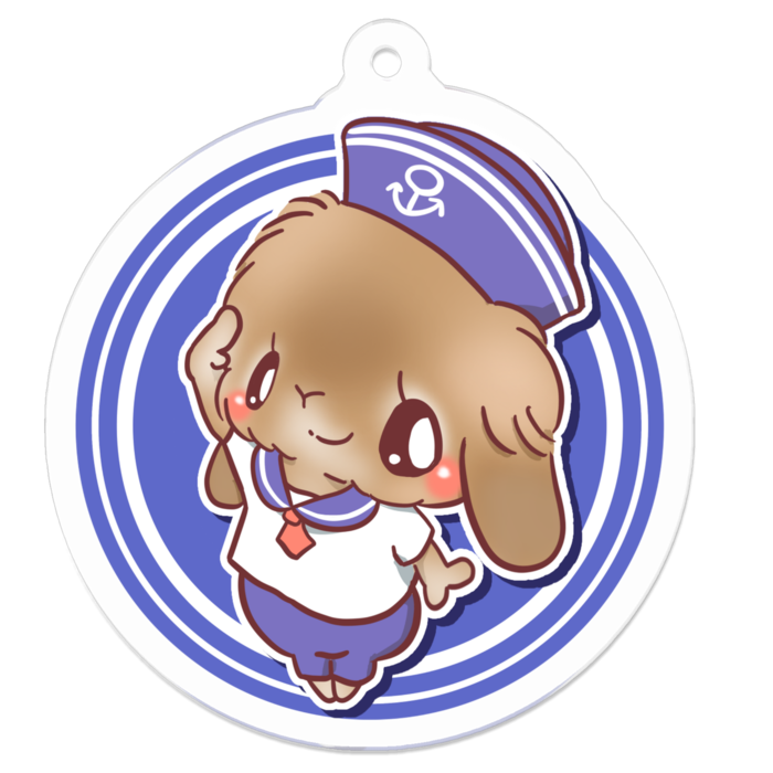 アクリルキーホルダー - 50 x 50 (mm)