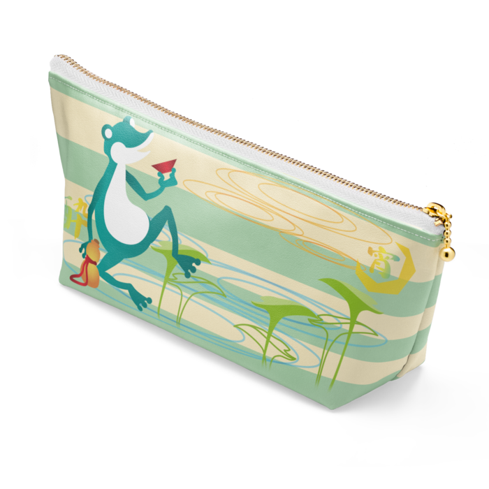 ポーチ - 長さ21.5cm / 高さ10cm - ホワイト