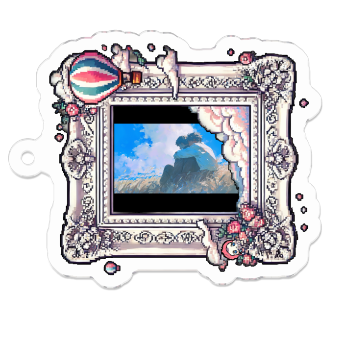 アクリルキーホルダー - 50 x 50 (mm)