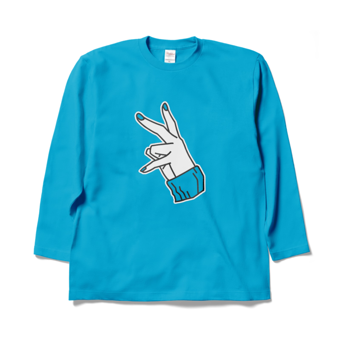 ロングスリーブTシャツ - XL - ターコイズ