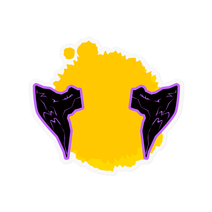 ステッカー - 100 x 100 (mm)(2)：３角