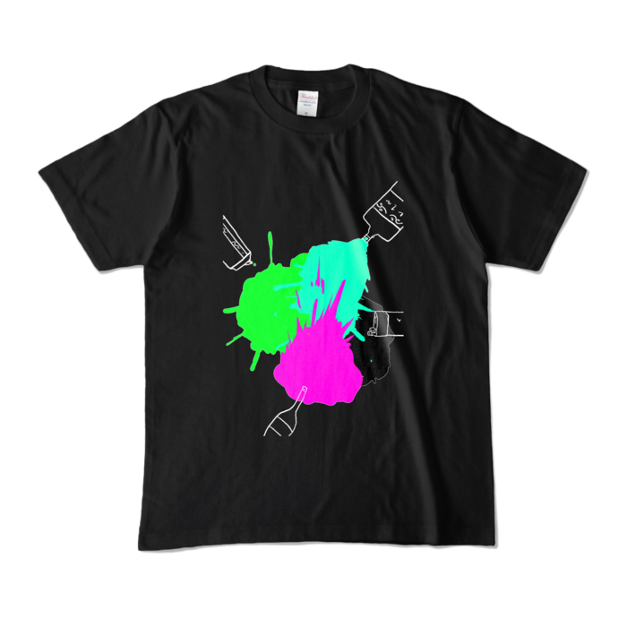 カラーTシャツ - M - ブラック (濃色)