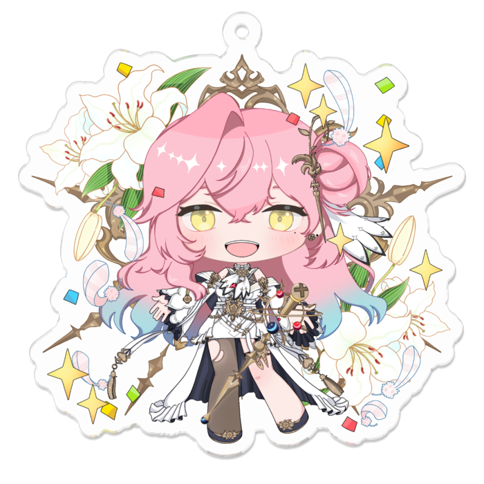 アクリルキーホルダー - 70 x 70 (mm)