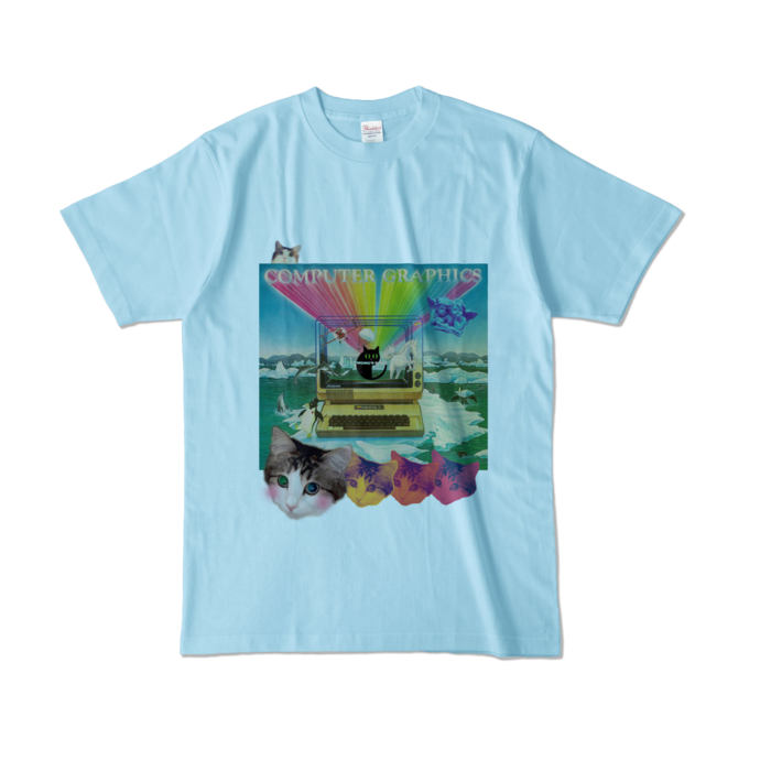 カラーTシャツ - L - ライトブルー (淡色)