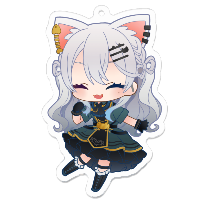 Mサイズ　笑顔Verアクリルキーホルダー - 70 x 70 (mm)(1)