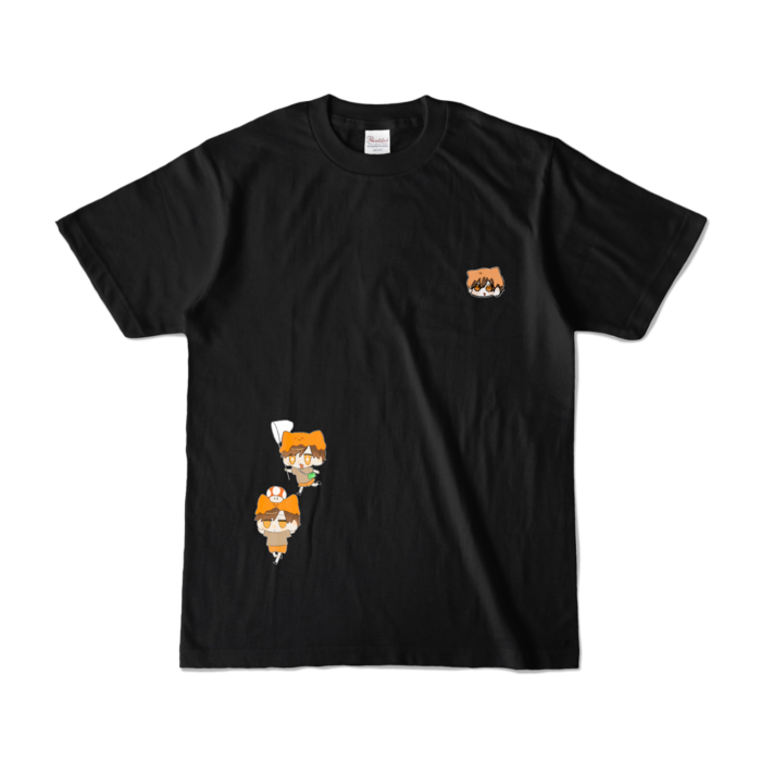 カラーTシャツ - S - ブラック (濃色)