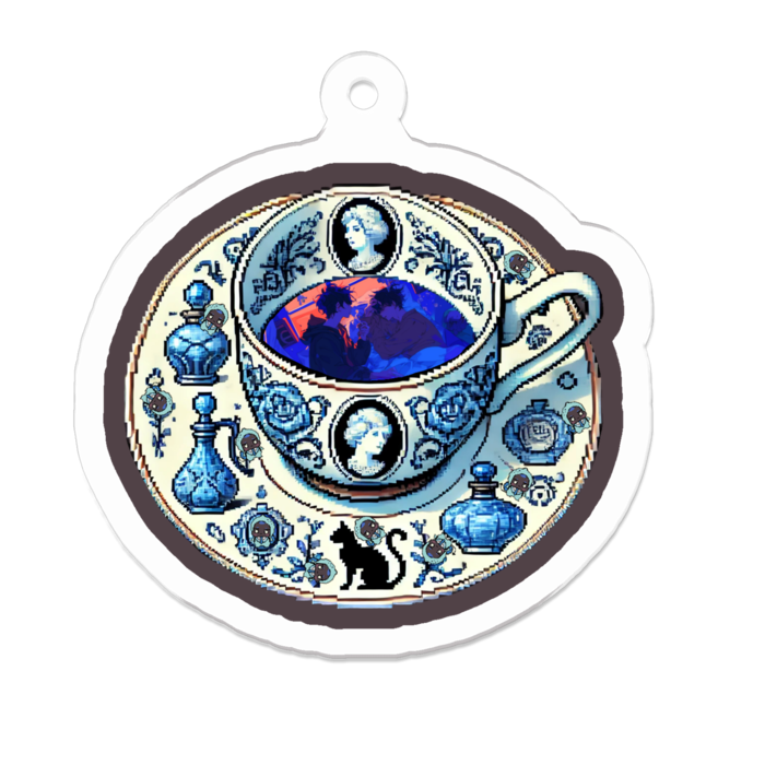 アクリルキーホルダー - 50 x 50 (mm)